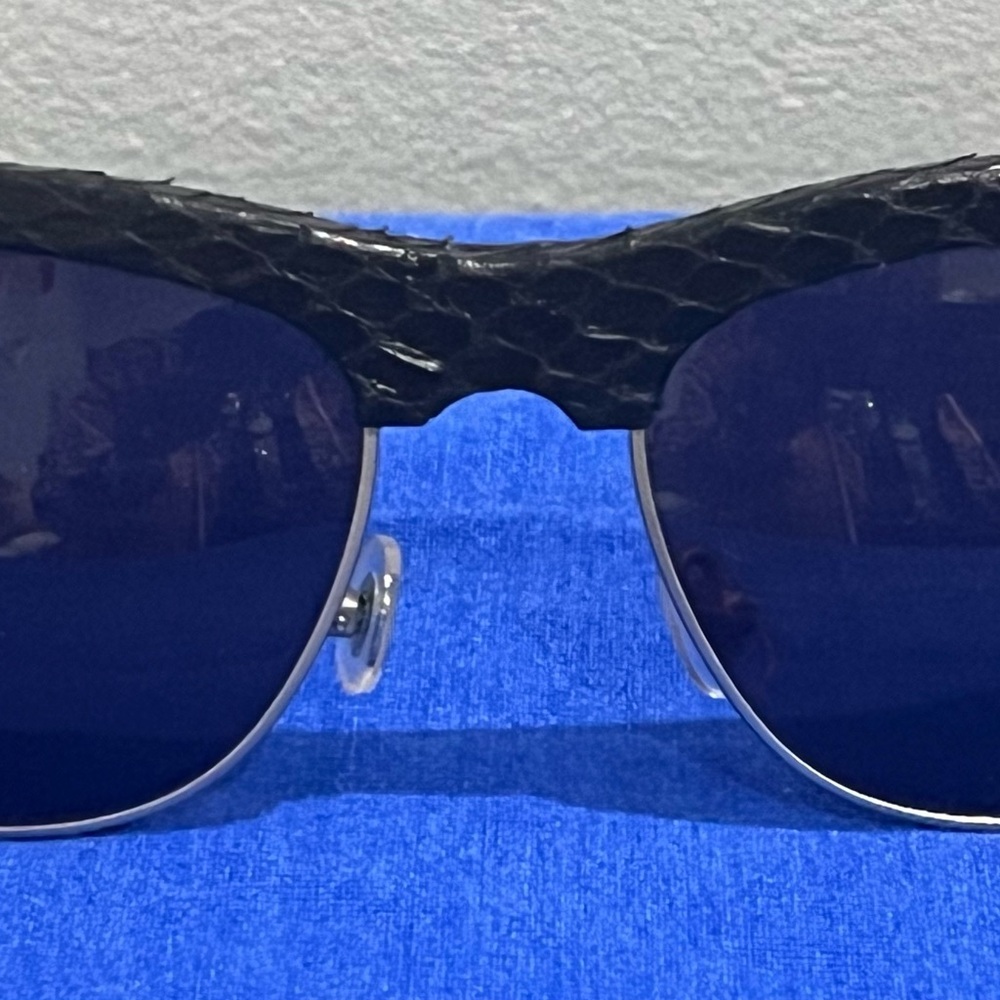 Rodarte Opening Ceremony Black Snakeskin Sunglasses MT19